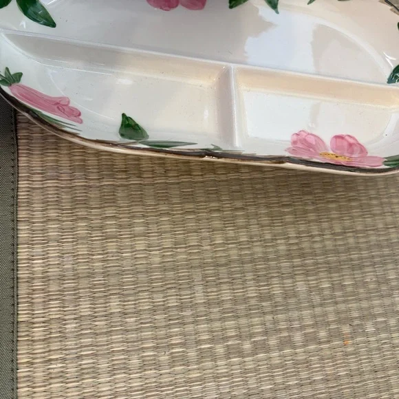 Franciscan Desert Rose relish dish plate - Picture 7 of 15